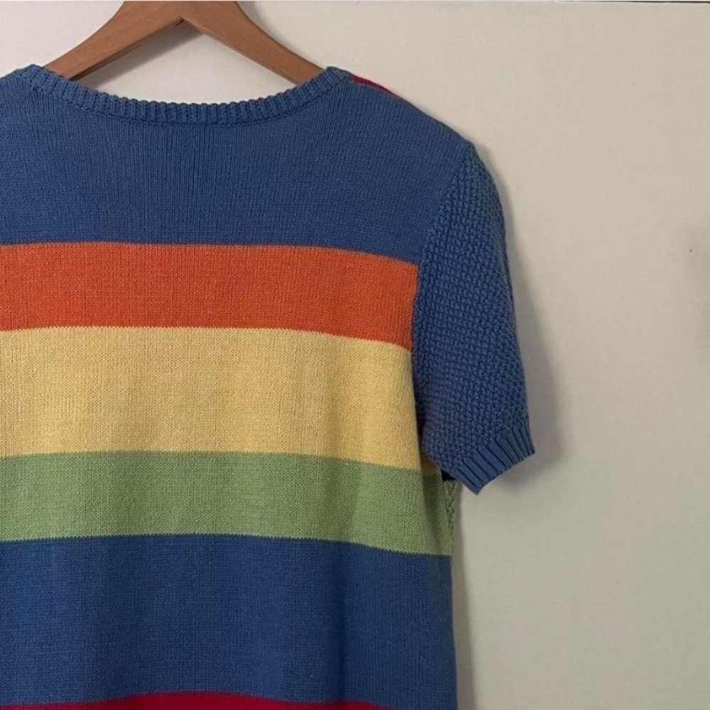 Koret Vintage Colorful Patchwork Sweater - Picture 8 of 8
